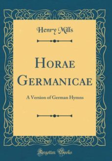 horae germanicae-9780265154120