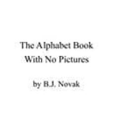 the alphabet book with no pictures-9780803741720