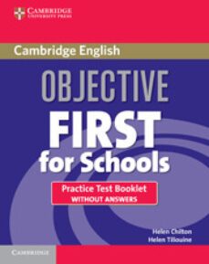 objective first for schools practice test booklet without answers 3rd edition-9781107648920