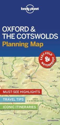lonely planet oxford & the cotswolds planning map 1 2019-9781788686020