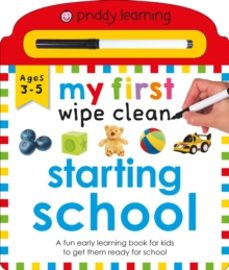 my first wipe clean: starting school-priddy books-9781838990220