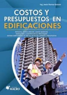 costos y presupuestos en edificaciones-jesus ramos-9786123042820