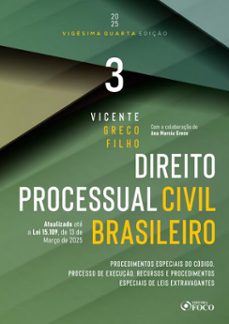 direito processual civil brasileiro - volume 3 - 24ª ed 2025 (ebook)-vicente greco filho-9786561206020
