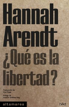 ¿que es la libertad?-hannah arendt-9788410435520