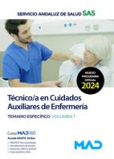 tecnico/a en cuidados auxiliares de enfermeria. temario especifico volumen 1-9788414286920