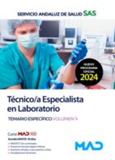 tecnico/a especialista en laboratorio. temario especifico volumen 4-9788414287620