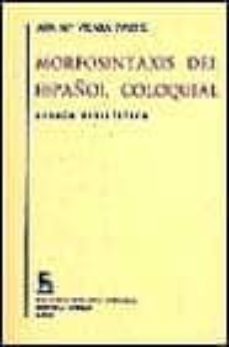 morfosintaxis del español coloquial-9788424914820