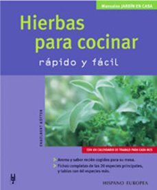 hierbas para cocinar (jardin en casa)-9788425514920