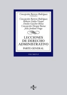 lecciones de derecho administrativo: parte general (volumen ii)-9788430963720