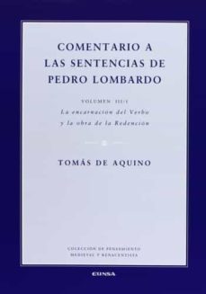 comentario a las sentencias de pedro lombardo vol iii.1-santo tomas de aquino-9788431329020