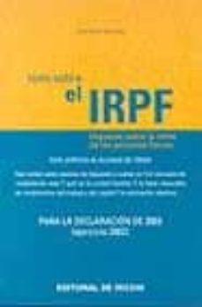 todo sobre el irpf: para la declaracion de 2003-9788431529420