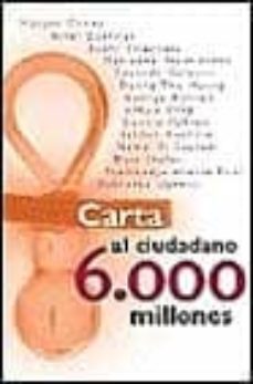 carta al ciudadano 6.000 millones-maryse conde-9788440694720