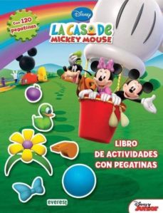 la casa de mickey mouse: libro de actividades con pegatinas-9788444168920