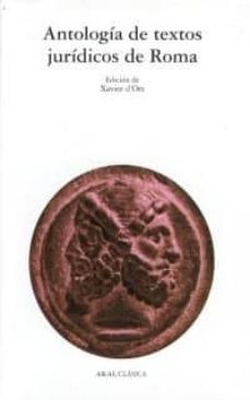 antologia de textos juridicos de roma-9788446014720