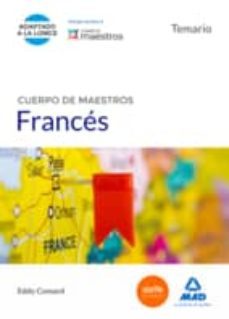 cuerpo de maestros francés. temario-9788490937020