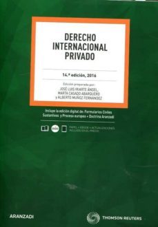 aranzadi: derecho internacional privado (14ª ed.)-9788490999820