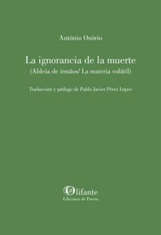 la ignorancia de la muerte-antonio osorio-9788494633720