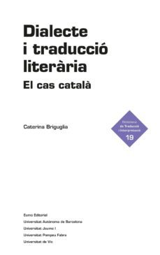 dialecte i traduccio literaria (ebook)-caterina briguglia-9788497664820