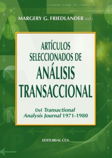 articulos seleccionados de analisis transaccional del transaction al-margery friedlander-9788498420920