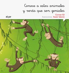 conoce a estos animales y veras que son geniales (letra manuscrita)-carmen gil martinez-9788498457520