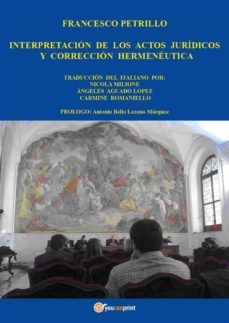 interpretacion de los actos juridicos y correccion (ebook)-9788827813720