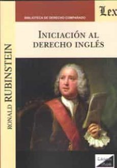 iniciacion al derecho ingles-ronald rubinstein-9789563923520