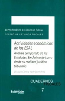 actividades economicas de las esal (ebook)-cristian camilo rodríguez peña-9789587900620