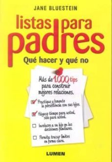 listas para padres: que hacer y que no-jane bluesteins-9789870009320