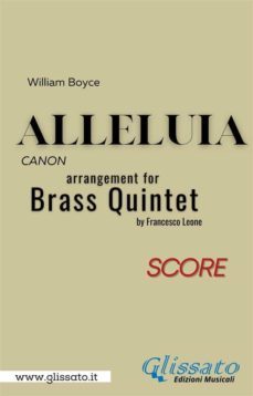 alleluia by william boyce for brass quintet (score) (ebook)-9791220869720