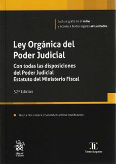 ley organica del poder judicial (32ª ed.)-andrea planchadell gargallo-9791370210120