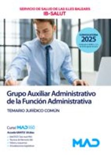 grupo auxiliar administrativo de la funcion administrativa. temar io juridico comun-9791370280420