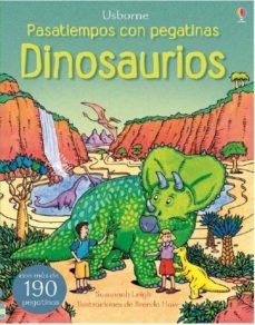 pasatiempos con pegatinas dinosaurios-susannah leigh-9781409592730