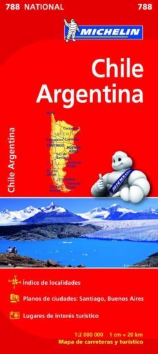 mapa national chile - argentina (2013)-9782067185630