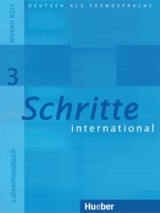 schritte international 3 lehrerhandbuch  (libro de profesor)-9783190218530