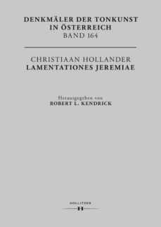 christiaan hollander. lamentationes jeremiae (ebook)-9783990940730