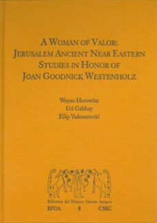 a woman of valor: jerusalem ancient near eastern studies in honor of joan goodnick westenholz-wayne horowitz-uri gabbay-9788400091330