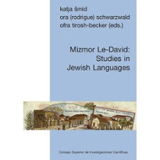 mizmor le-david : studies in jewish languages-9788400111830
