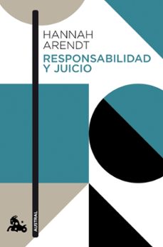 responsabilidad y juicio-hannah arendt-9788408308430