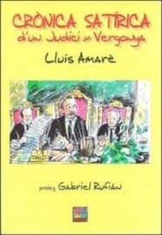 cronica satirica d'un judici de vergonya-lluis amare-9788409141630