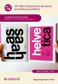 composicion de textos en productos graficos. argg0110 (ebook)-miguel ángel castro tirado-9788411845830