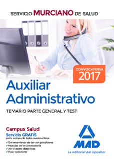 auxiliar administrativo del servicio murciano de salud. temario parte general y test-9788414202630