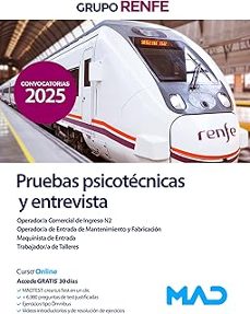 pruebas psicotecnicas y entrevista. pruebas psicotecnicas y entrevista grupo renfe-9788414293430