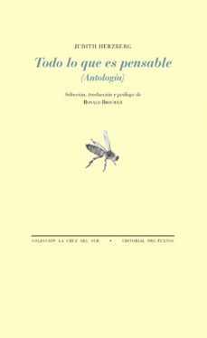 todo lo que es pensable (antologia)-judith herzberg-9788417830830
