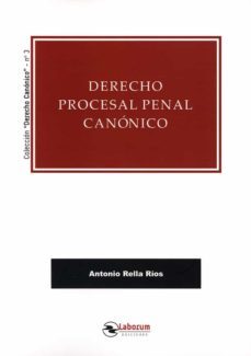 derecho procesal penal canonico-antonio rella rios-9788419145130