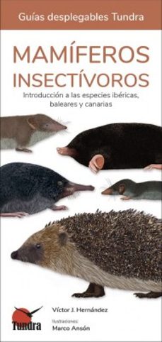 mamiferos insectivoros - guias desplegables tundra-victor j. hernandez-9788419624130