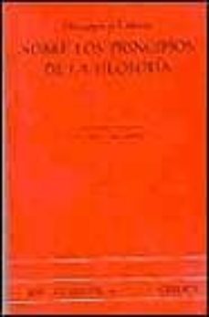 sobre los principios de la filosofia-9788424913830