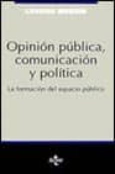 opinion publica, comunicacion y politica: la formacion del espaci o publico-9788430929030