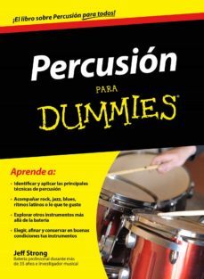 percusion para dummies-jeff strong-9788432901430