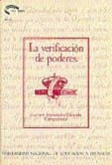 la verificacion de poderes: 1810-1936 (36019aa02)-carmen fernandez miranda campoamor-9788436222630