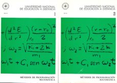 metodos de programacion matematica: unidades didacticas (2 vols.)-rafael infante macias-9788436224030